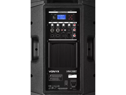 Vonyx VSA15BT 500/1000W (15") Bi-Amp aktív hangfal (MP3 + Bluetooth)