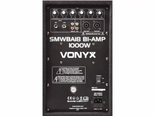 Vonyx SMWBA18 500+2x250W (18") AKTÍV 2.1 mélyláda