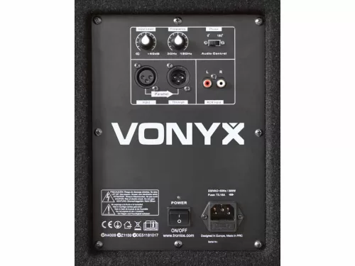 Vonyx SWA-15 300/600W (15") AKTÍV mélyláda