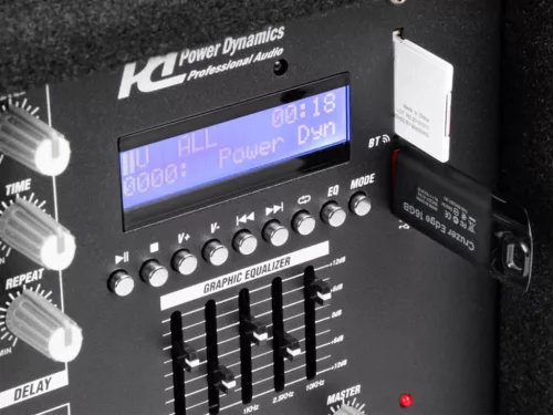Power Dynamics PDM-C805A, 2x150W, 8 csatornás keverőerősítő (MP3 + Bluetooth) + EFFEKT