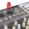 Vonyx VMM-F701 - 7 csatornás zenekari keverő, MP3, Bluetooth + Effekt
