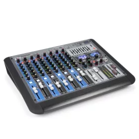   Power Dynamics PDM-S1204 - 12 csatornás zenekari keverő, Bluetooth + Effekt + REC felvétel