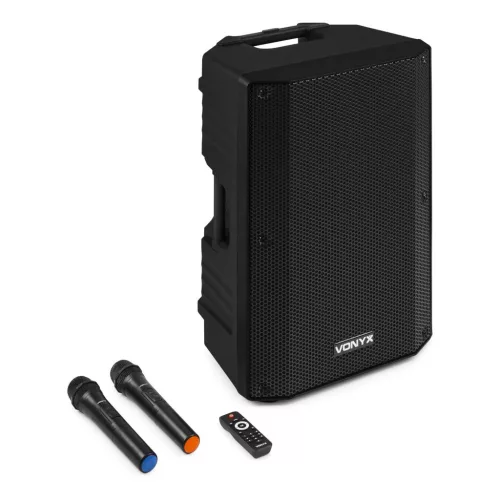 Vonyx VSA500 Hordozható hangfal 12", USB, FM, SD, Bluetooth