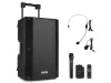 Vonyx VSA500-BP Hordozható hangfal 12", USB, FM, SD, Bluetooth