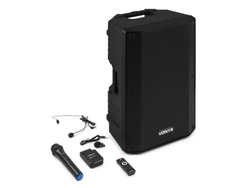 Vonyx VSA500-BP Hordozható hangfal 12", USB, FM, SD, Bluetooth