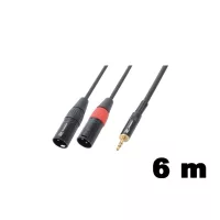 3,5 mm Jack - XLR sztereó jelkábel
