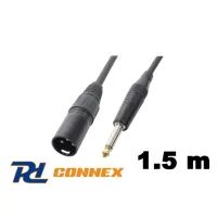 6,3 mm Jack - XLR papa kábel