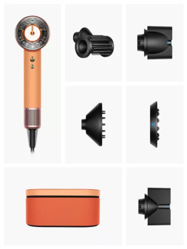Dyson Supersonic Nural™ HD16 - Straight+Wavy hajszárító Ceramic Apricot/Topaz (176964-01)