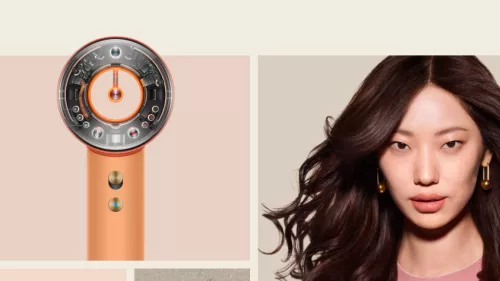 Dyson Supersonic Nural™ HD16 - Straight+Wavy hajszárító Ceramic Apricot/Topaz (176964-01)