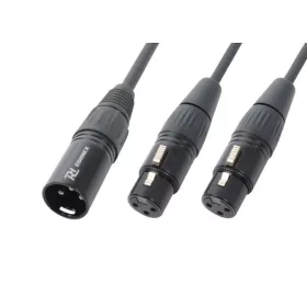   PD Connex CX142-0,5 jelkábel, Y-Kábel, splitter (1x XLR papa - 2x XLR mama) - (0,5 m)