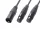 PD Connex CX142-0,5 jelkábel, Y-Kábel, splitter (1x XLR papa - 2x XLR mama) - (0,5 m)