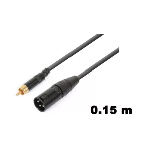   PD Connex CX132 Átalakító Kábel (XLR papa - RCA papa) - mono