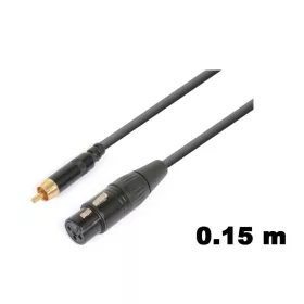   PD Connex CX136 Átalakító Kábel (XLR mama - RCA papa) - mono