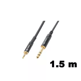   PD Connex CX82-1,5 sztereo jelkábel (3,5 mm Jack - 6,3 mm Jack) - (1,5 m)