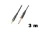 PD Connex CX82-3 sztereo jelkábel (3,5 mm Jack - 6,3 mm Jack) - (3 m)