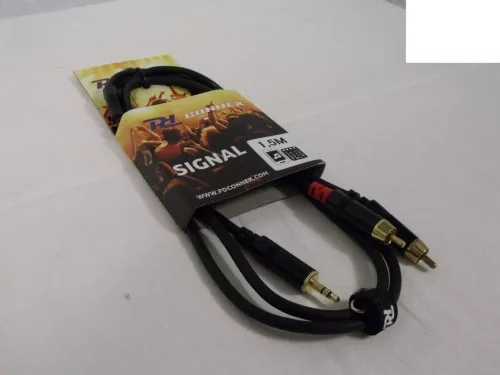 PD Connex CX85-1,5 sztereo jelkábel (3,5 mm Jack - 2x RCA) - (1,5 m)