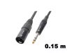 PD Connex CX139 Átalakító Kábel (XLR papa - 6,3 mm Jack papa) - Sztereó / Szimmetrikus