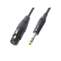 6,3 mm Jack - XLR sztereó jelkábel