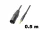 PD Connex CX47-0,5 sztereo jelkábel (3,5 mm Sztereo Jack - XLR papa) - (0,5 m)