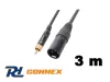 PD Connex CX52-3m jelkábel (RCA - XLR papa)