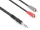 Vonyx CX328-1 sztereo jelkábel (6,3 mm Jack - 2x RCA) - (1,5 m)