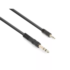  Vonyx CX330-3 sztereo jelkábel (3,5 mm Jack - 6,3 mm Jack) - (3 m)