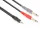 Vonyx CX332-6 sztereo jelkábel (3,5 mm Jack - 2×6,3 mm Jack) - (6 m)