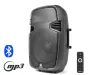 Vonyx SPJ-1500ABT MP3 400/800W (15") aktív hangfal (MP3 + Bluetooth)