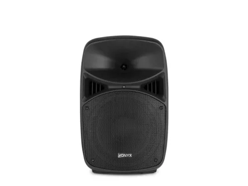 Vonyx VPS102A 600W (10") aktív + passzív hangfal szett állványokkal (MP3 + BLUETOOTH)