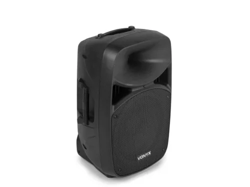 Vonyx VPS122A 800W (12") aktív + passzív hangfal szett állványokkal (MP3 + BLUETOOTH)