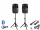 Vonyx VPS152A 1000W (15") aktív + passzív hangfal szett állványokkal (MP3 + BLUETOOTH)