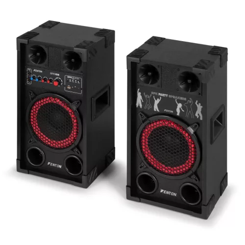 Fenton SPK-108 400W (8") aktív + passzív hangfal szett (MP3 + BLUETOOTH)