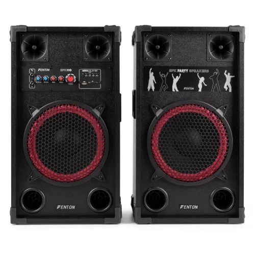 Fenton SPK-110 400W (10") aktív + passzív hangfal szett (MP3 + BLUETOOTH)
