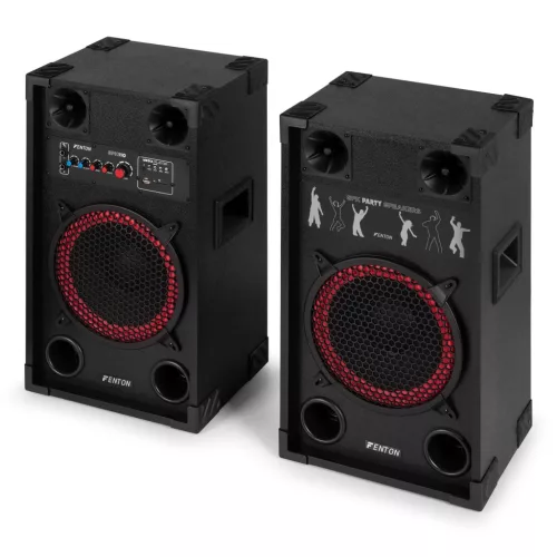 Fenton SPK-110 400W (10") aktív + passzív hangfal szett (MP3 + BLUETOOTH)