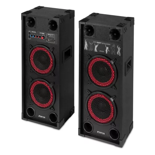 Fenton SPK-208 800W (2 x 8") aktív + passzív hangfal szett (MP3 + BLUETOOTH)