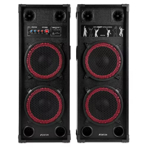 Fenton SPK-210 1200W (2 x 10") aktív + passzív hangfal szett (MP3 + BLUETOOTH)