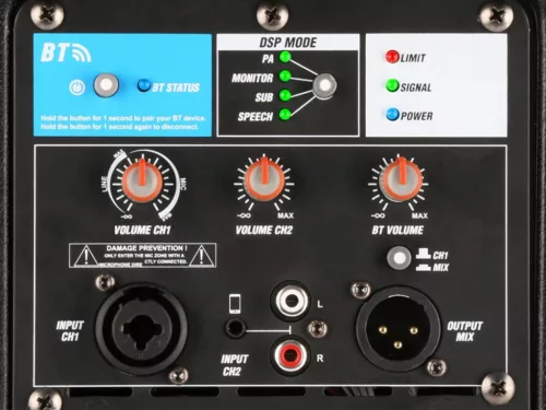 Power Dynamics PD-410A 400/800W (10") Bi-Amp aktív hangfal + Bluetooth