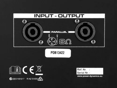 Power Dynamics PD-412P 300/600W (12") passzív hangfal