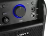 Vonyx SBS50B akkumulátoros hordozható hangfal 50W (1xMik + Bluetooth + LED Ball) - fekete