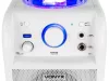 Vonyx SBS50W akkumulátoros hordozható hangfal 50W (1xMik + Bluetooth + LED Ball) - fehér