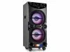 Fenton Live2104 Karaoke szett kereken, USB,SD,Bluetooth, RGB led, 2 mikrofon