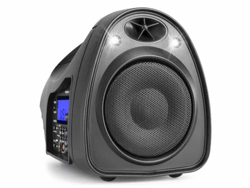 Vonyx ST-016 (6,5") 130W akkumulátoros hordozható hangfal (2xMik + MP3 + FM + Bluetooth)
