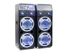 ReVoLuTioN DPX-210-LED 2x800W (2x 10") aktív karaoke hangfal (FM + MP3 + Bluetooth)