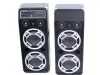 ReVoLuTioN DPX-210-LED 2x800W (2x 10") aktív karaoke hangfal (FM + MP3 + Bluetooth)