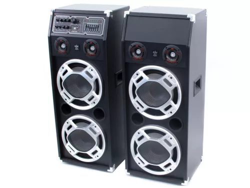 ReVoLuTioN DPX-210 2x800W (2x 10") aktív karaoke hangfal (FM + MP3 + Bluetooth)