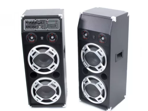 ReVoLuTioN DPX-210 2x800W (2x 10") aktív karaoke hangfal (FM + MP3 + Bluetooth)