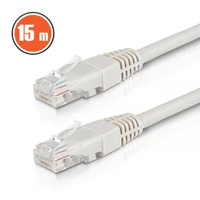   Delight 20347 Patch kábel - UTP - CAT6 - CCA - 15 m - szürke