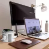 Delight 20434WH Rejtett elosztó - 4-es + vezeték nélküli töltés + 2xUSB + 2xType-C - fehér