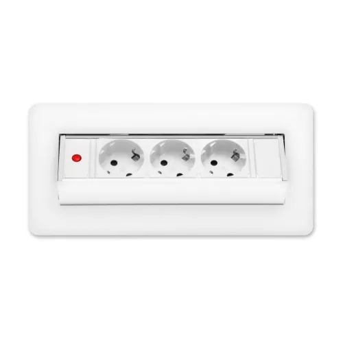 Delight 20440WH Rejtett elosztó - 3-as - Felnyíló kivitel - fehér