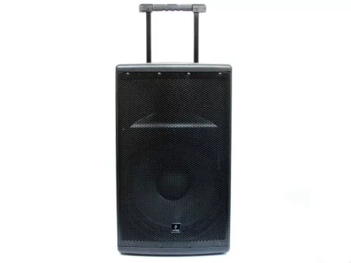 Thunder FLR-15 (15") 800W akkumulátoros hordozható hangfal (2xMik + MP3 + TWS Bluetooth + FM)